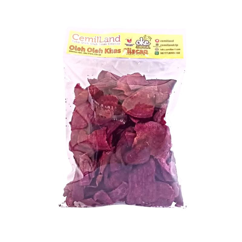 Oke Snack Keripik Ubi Ungu Kecil 1 Oke Snack Keripik Ubi Ungu Kecil